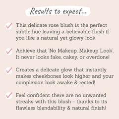 Dome Beauty English Rose Blush results to expect