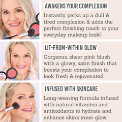 Dome Cheek Envy Blush in shade Havana Heat - Key Benefits: awakens your complexion, lit-from-within glow, infused with skincare