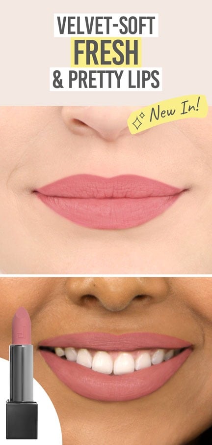 Doucce Matte Temptation Lipstick in shade 'Foolish Lover' - Beauty and the Boutique - Velvet soft fresh and pretty lips