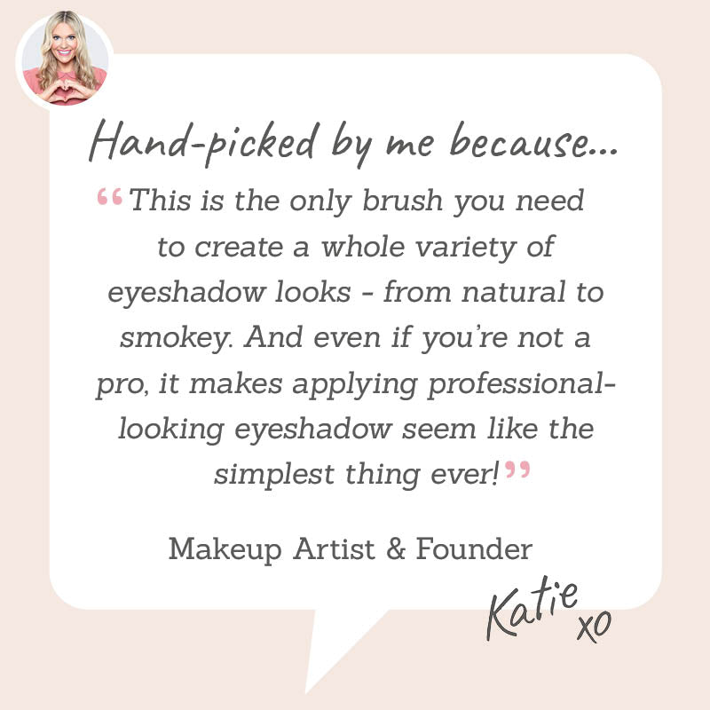 Beauty and the Boutique Dual-Ended Eye Definer Brush – Created by Katie for pro-looking eyeshadow made easy, from natural to smokey