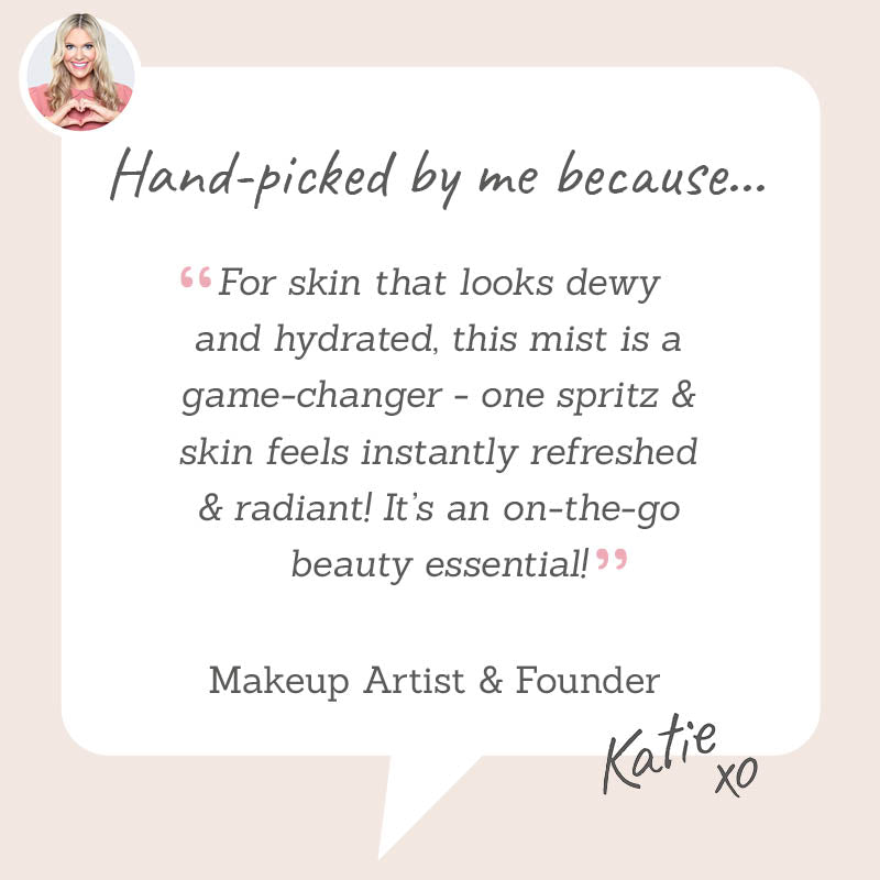 Emma Hardie Plump & Glow Hydrating Facial Mist – Hand-picked by Katie for instantly refreshed, radiant, dewy skin on the go.