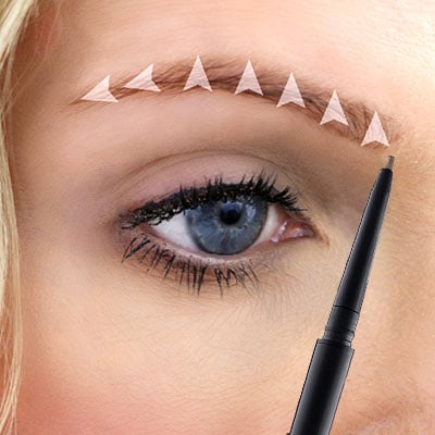 Keep adding more strokes if you want a bolder look