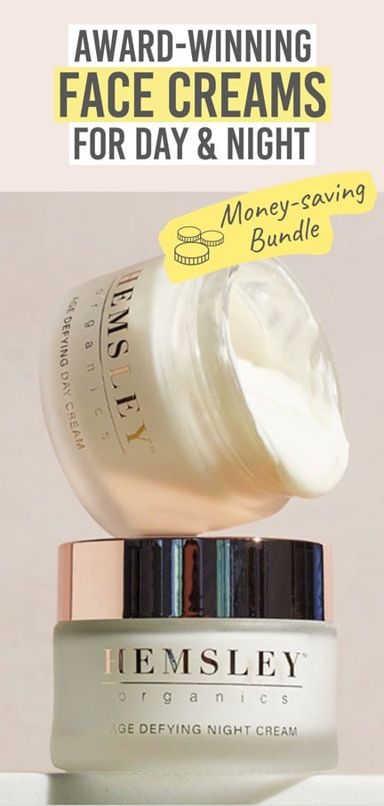 Hemsley Organics Age Defying Day & Night Duo - Beauty and the Boutique - Award-winning face creams for day & night