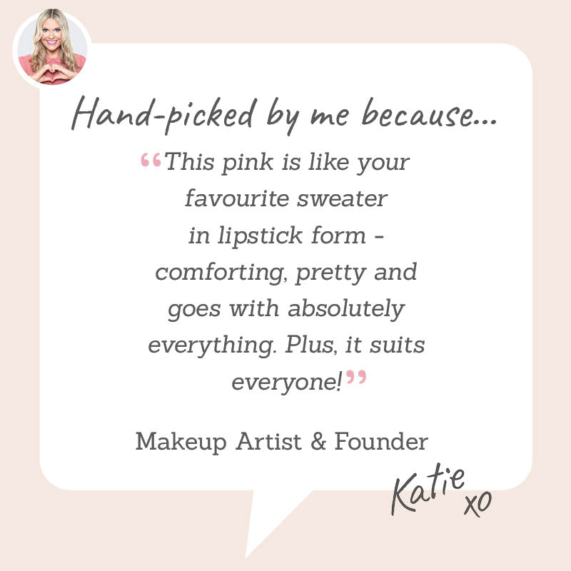 Why Katie loves IZI Beauty Empowered Lipstick in Fearless