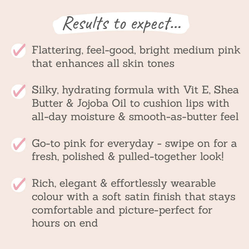 IZI Beauty Empowered Lipstick in Fearless results to expect