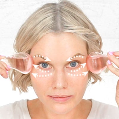 Repeat on any areas that look particularly puffy