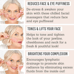 Jenny Patinkin Cryo Glow Globes - Key Benefits: reduces face & eye puffiness, tones & lifts your face, brightens your complexion