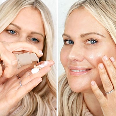 Mix 1-2 pumps with SPF or moisturiser & apply for a no makeup glow