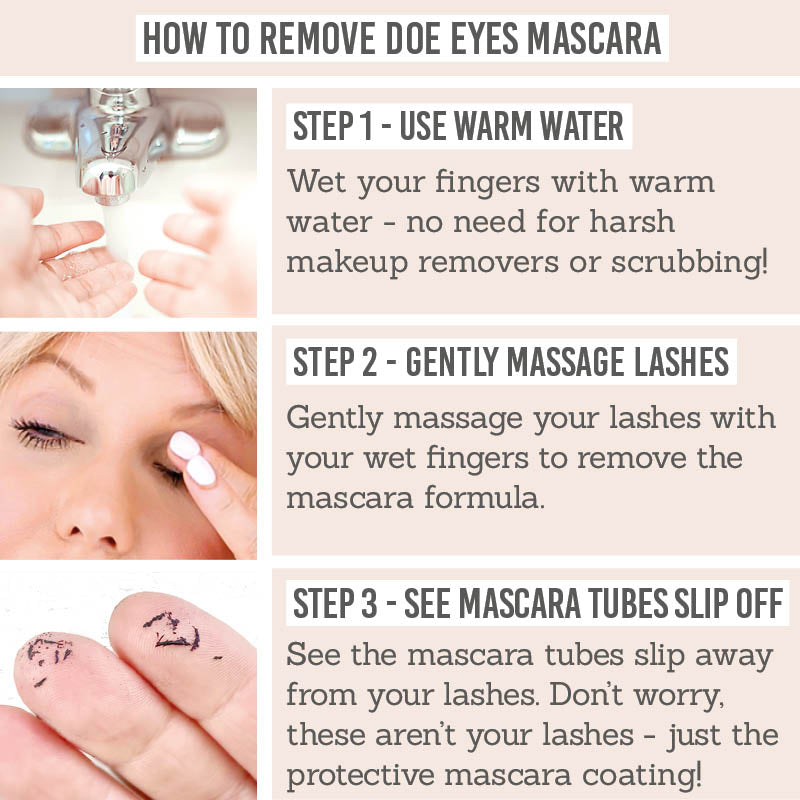 How to remove Love Katie Doe Eyes Eye-Opening Mascara