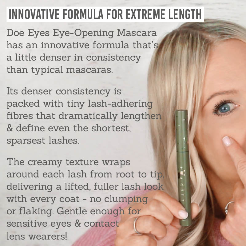 Love Katie Doe Eyes Eye-Opening Mascara innovative formula for extreme length