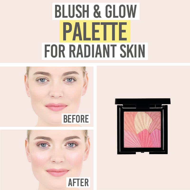 Mii Cosmetics Celestial Skin Shimmer in Rose Quartz before and after results