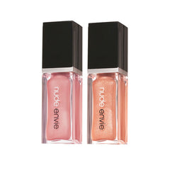 Nude Envie Lip Gloss in Affection & Whisper 