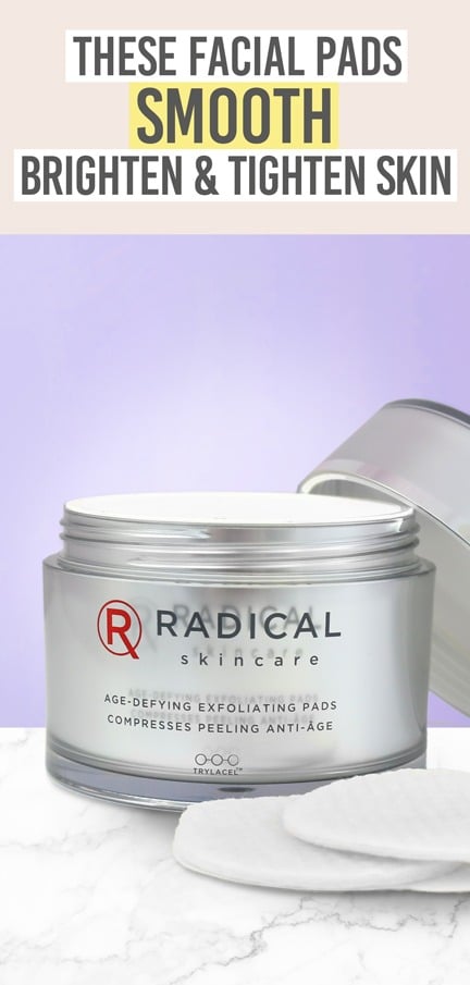 Radical Skincare Age Defying Exfoliating Pads - Beauty and the Boutique - These facial pads smooth, brighten & tighten