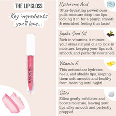 Radical Skincare Rose Lip Luster Gloss key ingredients
