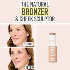 Runway Room Cosmetics Mineral Rose Bronze Cream Stick before and after results