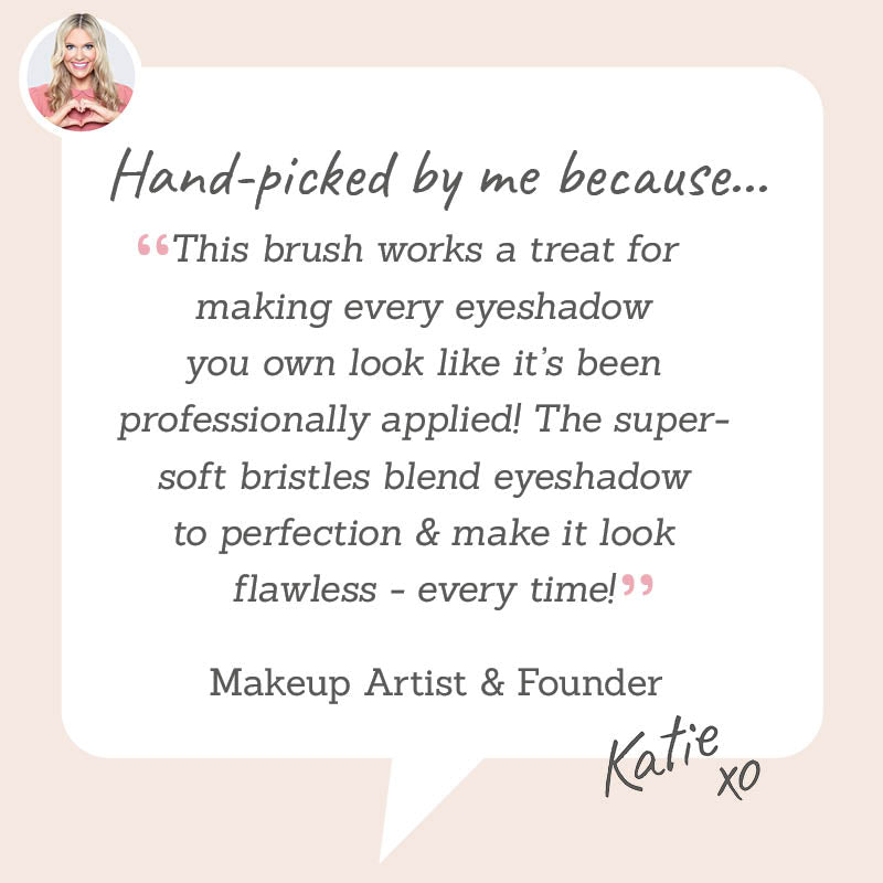 Smokey Eye Socket Brush – Hand-picked by Makeup Artist Katie for effortless blending and precision in creating the perfect smokey eye.