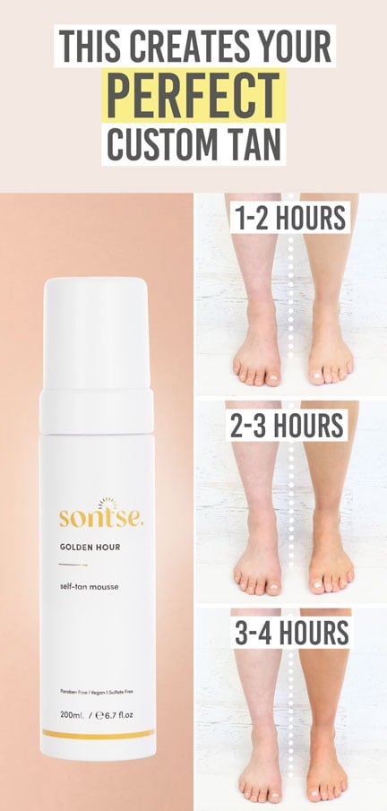 Sontse Golden Hour Express Self-Tan Mousse - Beauty and the Boutique - This creates your perfect custom tan