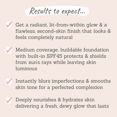 SOSU Cosmetics CC Me In SPF45 Foundation results to expect