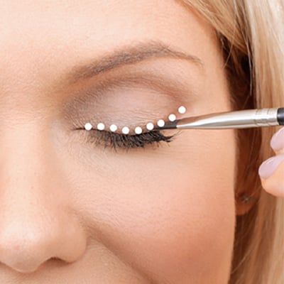 Add Define along upper lashline for fuller-looking lashes