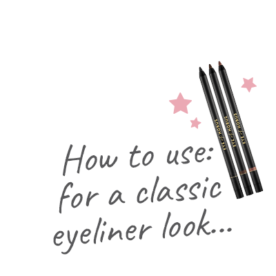 Eye of Horus Goddess Eyeliner Pencil - Use 1 - How to use for a classic eyeliner look